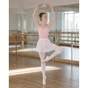 image:imageStelle Women Ballet Skirt Chiffon Wrap Skirt Pull On Adult Dance Skirt Elastic Mesh Sheer Ballerina Outfit DancewearWhite