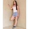 image:imageStelle Womens 35 High Waisted Running Shorts QuickDry Gym Shorts Workout Athletic Shorts Mesh Liner with Zipper PocketsPurple Haze