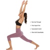 image:imageStelle Womens Capri Yoga Pants with Pockets Essential High Waisted Leggings for WorkoutCotton Like Softnessdusty Lavender