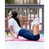 image:imageStelle Womens Capri Yoga Pants with Pockets Essential High Waisted Leggings for WorkoutCotton Like Softnessnavy