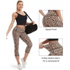 image:imageStelle Womens Capri Yoga Pants with Pockets Essential High Waisted Leggings for WorkoutNylonleopard