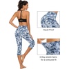 image:imageStelle Womens Capri Yoga Pants with Pockets Essential High Waisted Leggings for WorkoutNylontide Dye White