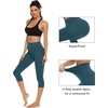 image:imageStelle Womens Capri Yoga Pants with Pockets Essential High Waisted Leggings for WorkoutOceanic