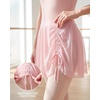 image:imageStelle Womens Pull On Ballet Skirt Chiffon Wrap Drawstring Dance SkirtBallet Pink