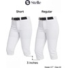 image:imageStelle Womens Softball Pants Knickers KneeHigh Baseball Pant with Pockets for Athletes Tee Ball Fastpitch StyleWhite