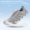image:imageStelle Womens Water Shoes Adult QuickDry Lightweight Aqua Shoes for Men Barefoot Swim Beach River Hiking Pool Lake KayakingGrey