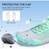 image:imageStelle Womens Water Shoes for Men Adult Aqua Shoes for Swim River  Hiking Beach Boat Pool QuickDry Mesh Barefoot NonSlip Rubber Outsole Lightweight EasyOn Pull Tabs Water SportsMint Green
