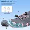 image:imageStelle Womens Water Shoes for Men Adult Aqua Shoes for Swim River  Hiking Beach Boat Pool QuickDry Mesh Barefoot NonSlip Rubber Outsole Lightweight EasyOn Pull Tabs Water SportsGrey