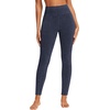image:imageStelle Workout Ribbed Seamless Leggings for Women High Waist Tummy Control Gym Leggings Athletic Yoga PantsNavy