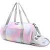 image:imageSTELLE Dance Bag for Girls Ballet Bag Gifts for Girls Waterproof Sports Gymnastics Bag with Shoe Compartment Cheer Duffle BagRainbow Wash