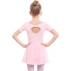 image:imageStelle Ballet Leotards for Girls Dance Leotard with Skirt Toddler Ballet Outfit CrissCross Bow Back LittleBig KidStyle 2ballet Pink Bow Back