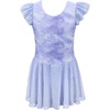 image:imageStelle Ballet Leotards for Girls Toddler Dance Leotard Shiny Flutter Sleeve Ballet Dresses Gymnastic Ballerina OutfitCloudburst Purple