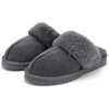 image:imageStelle Genuine Suede Slippers for Women WaterResistant Indoor Outdoor Comfortable Memory Foam Lightweight Flexible SoleGrey