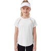 image:imageStelle Girls Athletic Shirts Short Sleeve Crewneck T Shirts Active Sports Top Soccer Gym Workout Tshirt Summer Tees for KidWhite