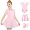 image:imageStelle Girls Ballet Leotards Toddler Dance Outfit Combo with Pull on Skirt and Tights ToddlerLittle KidBig Kid01ballet Pink
