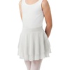 image:imageStelle Girls Ballet Skirt Pull On High Waist Dance Wrap Skirt Layered Ruffle Chiffon Skirt Kid Toddler Ballerina ClothesWhite