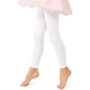 image:imageStelle Girls Footless Tights Ultra Soft Dance Tights for Ballet Gymnastics School ToddlerLittle KidBig KidWhite