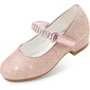Glitter Mary Jane-rose