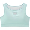 image:imageStelle Girls Metallic Dance Tops Sparkly Crew Neck Crop Tank Tops Shiny Sleeveless Racerback Dancewear for GymnasticsLight Blue