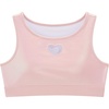 image:imageStelle Girls Metallic Dance Tops Sparkly Crew Neck Crop Tank Tops Shiny Sleeveless Racerback Dancewear for GymnasticsPink