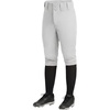 image:imageStelle Girls Softball Pants Kids Knickers KneeHigh Pants with Pockets for Youth Tee Ball amp Fastpitch StyleLight Grey