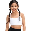 image:imageStelle Girls Sports Bra Training Bra Spaghetti Strap Y Back Bra Yoga Crop Top for Teens KidsWhite