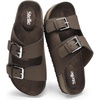 image:imageStelle Kids Sandals Boys Summer Shoes Girls Slippers Slip on Slides with Adjustable Straps for Little KidBig KidChocolate