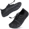 image:imageStelle Kids Water Shoes for Girls Boys Swim Beach Hiking Pool NonSlip Shoes Barefoots for ToddlerLittleBig KidsBlack