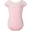 image:imageStelle Leotards for Girls Ballet Dance Leotard Mesh Short Sleeve Gymnastics Outfits for ToddlerLittleBig KidsBallet Pink Mesh Cap Sleeves