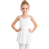 image:imageStelle Toddler Ballet Leotards for GirlsDance Leotard for GirlsCamisole Toddler Ballet Outfit for Studio Outdoor Daily WearStyle 1white