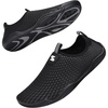 image:imageStelle Water Shoes for Women Men Barefoot Quick Dry Aqua Socks for Swim Beach River Pool Surf Yoga ShowerBlack