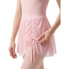 image:imageStelle Womens Pull On Ballet Skirt Chiffon Wrap Drawstring Dance SkirtBallet Pink