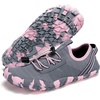 image:imageStelle Womens Water Shoes for Men Adult Aqua Shoes for Swim River  Hiking Beach Boat Pool QuickDry Mesh Barefoot NonSlip Rubber Outsole Lightweight EasyOn Pull Tabs Water SportsGrey