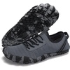 image:imageStelle Womens Water Shoes for Men Adult Aqua Shoes for Swim River  Hiking Beach Boat Pool QuickDry Mesh Barefoot NonSlip Rubber Outsole Lightweight EasyOn Pull Tabs Water SportsCharcoal