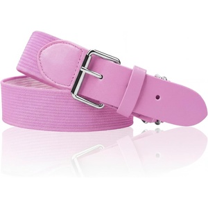 image:imageSTELLE BaseballSoftballFastpitch Belt Girls Sports Elastic Adjustable Boys Uniform Belts Youth and Adult SizesPetal Pink