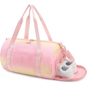 image:imageSTELLE Dance Bag for Girls Ballet Bag Gifts for Girls Waterproof Sports Gymnastics Bag with Shoe Compartment Cheer Duffle BagSunset Sorbet