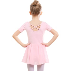 image:imageStelle Ballet Leotards for Girls Dance Leotard with Skirt Toddler Ballet Outfit CrissCross Bow Back LittleBig KidStyle 1ballet Pinkcross Back