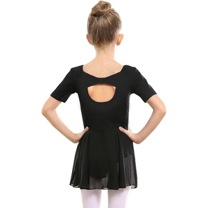 image:imageStelle Ballet Leotards for Girls Dance Leotard with Skirt Toddler Ballet Outfit CrissCross Bow Back LittleBig KidStyle 2black Bow Back