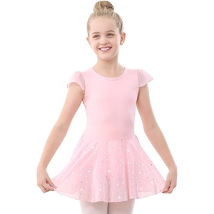 image:imageStelle Ballet Leotards for Girls Dance Leotard with Skirt Toddler Pink Ballet Outfit Ruffle Sleeve Kids Dance Dress1ballet Pinkshiny Skirt