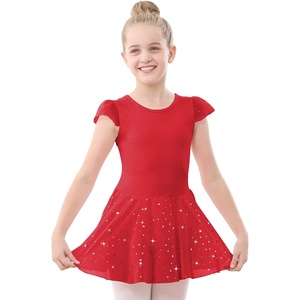 image:imageStelle Ballet Leotards for Girls Dance Leotard with Skirt Toddler Pink Ballet Outfit Ruffle Sleeve Kids Dance Dress1redshiny Skirt