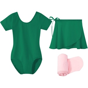 image:imageStelle Ballet Leotards for Girls Toddler Dance Dress Outfit Combo with Skirt and Tights ToddlerLittle KidBig Kid1green