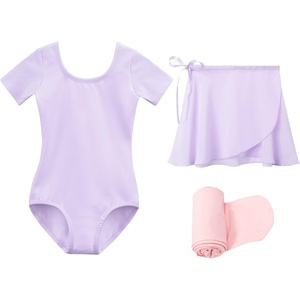 image:imageStelle Ballet Leotards for Girls Toddler Dance Dress Outfit Combo with Skirt and Tights ToddlerLittle KidBig Kid1purple