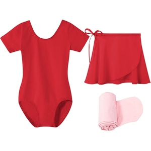 image:imageStelle Ballet Leotards for Girls Toddler Dance Dress Outfit Combo with Skirt and Tights ToddlerLittle KidBig Kid1red