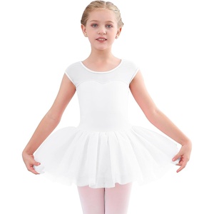 image:imageStelle Ballet Leotards for Girls Toddler Leotard with Tutu Skirt Dance Tutu Dress LittleBig Kid01white