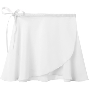 image:imageStelle Ballet Skirts for Girls Toddler Dance Skirt Chiffon Kids Ballet Wrap Skirts02white Adjustable Tie
