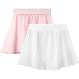 image:imageStelle Ballet Skirts for Girls Toddler Dance Skirt Chiffon Kids Ballet Wrap Skirts03pinkwhitepull On