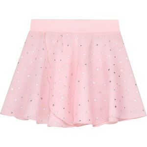 image:imageStelle Ballet Skirts for Girls Toddler Dance Skirt Chiffon Kids Ballet Wrap Skirts05pink Shiny Skirt Pull on 
