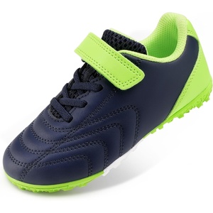 image:imageStelle Baseball Cleats Girls Boys Soccer Shoes Futsal MultiSport  Turf Outsole Indoor SoccerampSoftball Lightweight Upper Elastic Laces HookandLoop Strap TrainingampPractice Youth AthletesNavy