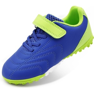 image:imageStelle Baseball Cleats Girls Boys Soccer Shoes Futsal MultiSport  Turf Outsole Indoor SoccerampSoftball Lightweight Upper Elastic Laces HookandLoop Strap TrainingampPractice Youth AthletesBlue