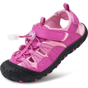image:imageStelle Boys Girls ClosedToe Hiking Water Summer Sport Sandals  Adjustable HookandLoop Straps Outdoor amp Beach Play NonSlip Traction Outsole QuickDrying Materials Toddler to Big KidsDreamhouse Pink